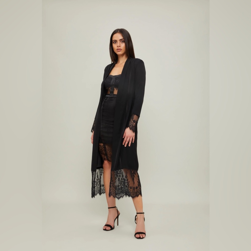 Kalayci Rosie Lace & Crepe Duster